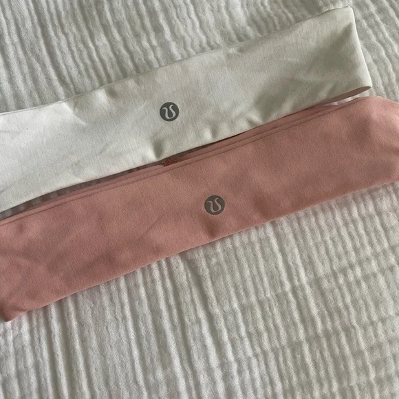 2 Lululemon Logo Headbands - Picture 2 of 3